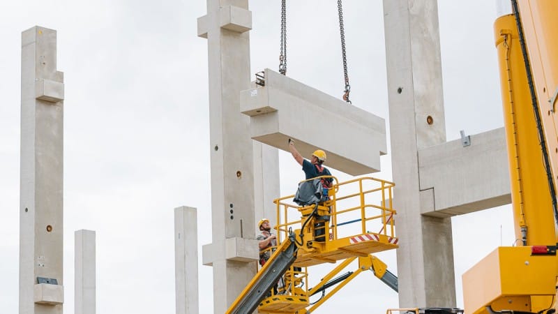 Baustelle Gebrüder Weiss