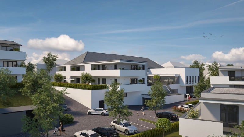 Visualisierung - Wohnhausanlage in Strengberg © Simader GmbH